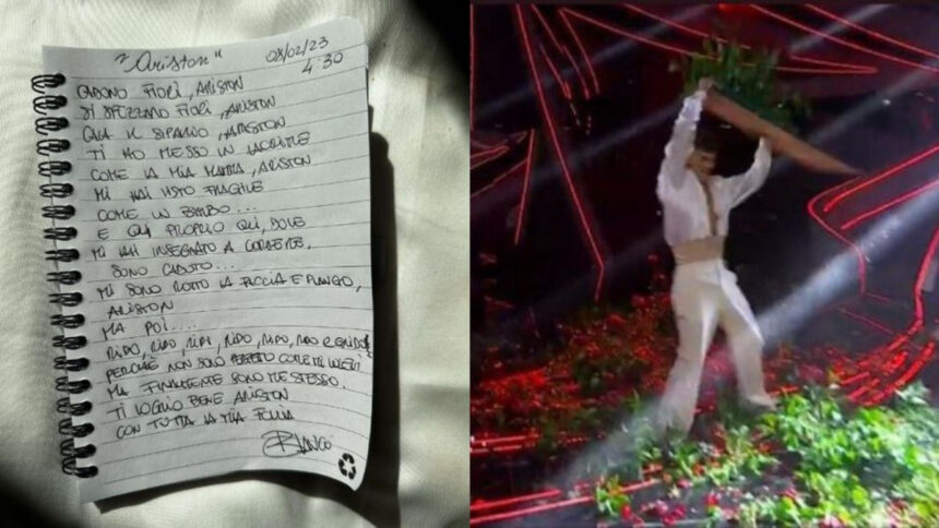 Blanco: "Sono caduto ma sono me stesso, mi scuso con la città dei fiori" 1