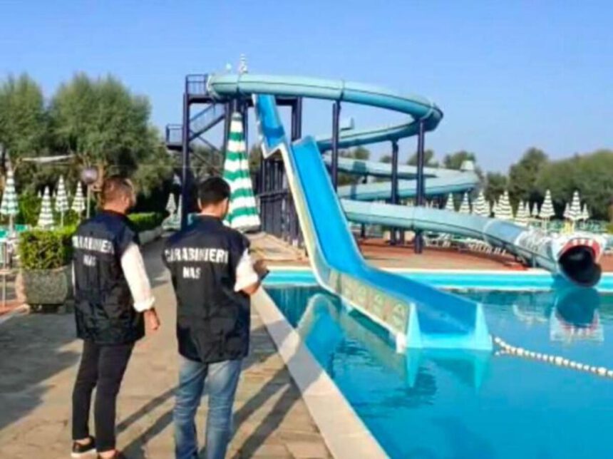 Blitz dei Nas nei parchi acquatici, rilevata “acqua contaminata da batteri fecali” 1