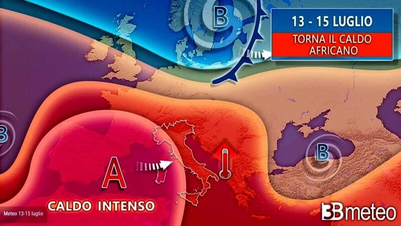 Caldo africano in arrivo, picchi fino a 42 gradi: sarà la peggior ondata del secolo 3 caldo africano_