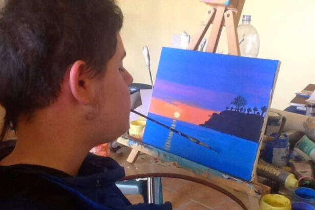 Daniele Chiovaro, la disabilità non frena la creatività: “Ho iniziato a dipingere con la bocca” 19