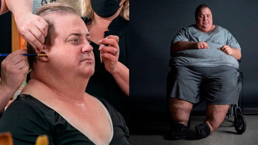 Brendan Fraser, ecco come il premio Oscar è "ingrassato" fino a 136 kg per "The Whale" 1