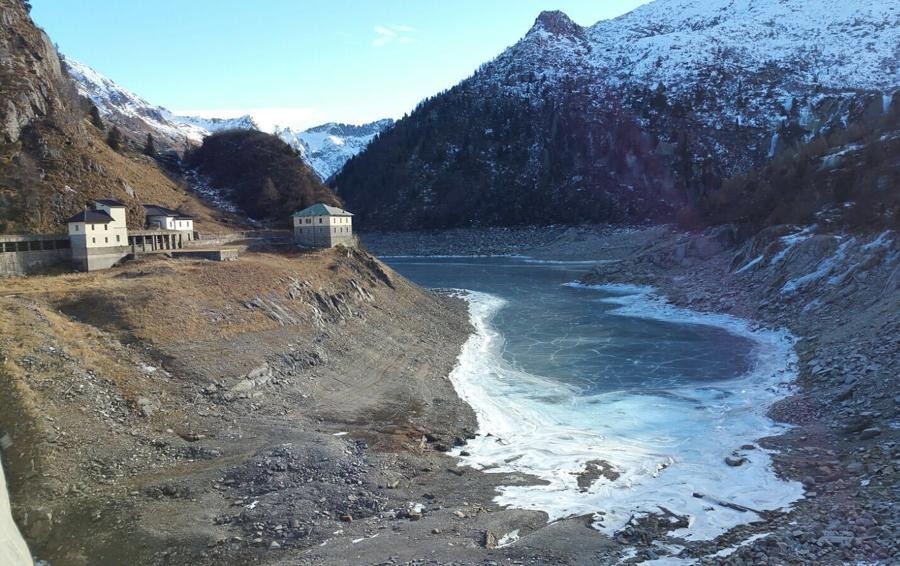 Siccità - Po in secca