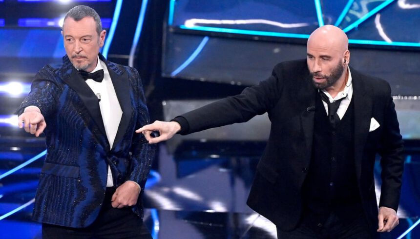 Sanremo, dichiarata pubblicità occulta per le scarpe di Travolta: la Rai multata per 206mila euro 1