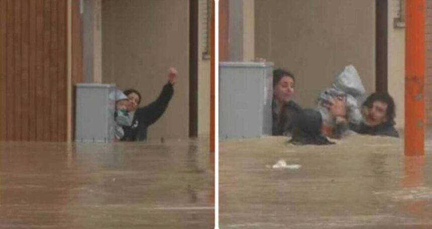 Maltempo in Emilia-Romagna e Marche: mamma e figlia salvate a nuoto dai vicini 1
