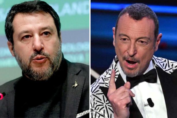 Salvini contro monologo di Benigni. Amadeus: “Se critica il Festival può non guardarlo” 13