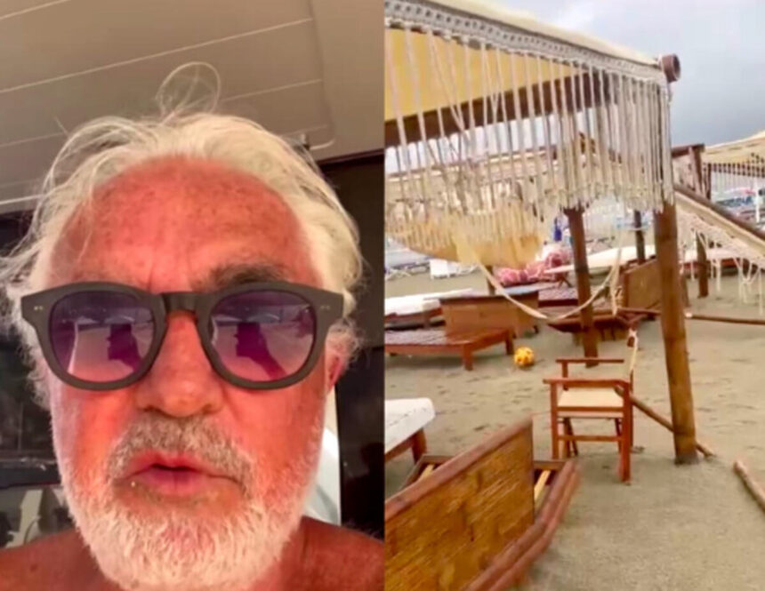 Il Twiga distrutto dal maltempo, lo sfogo di Briatore: “Italiani popolo di invidiosi” 1