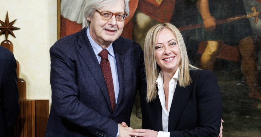 Vittorio Sgarbi: "Mi candido alle Europee con FdI. Ne ho parlato con Meloni" 2 Vittorio Sgarbi: "Mi candido alle Europee con FdI. Ne ho parlato con Meloni" 1