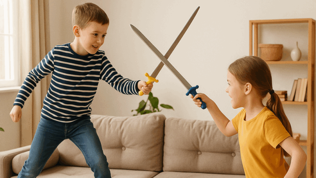 bambini si divertono