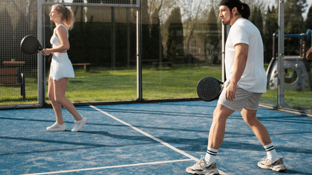 Cos’è il racketeering e perché sempre più italiani lo scelgono in vacanza 3 Tra gli sport con la racchetta c’è il padel.