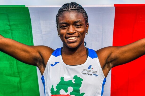 Kelly Doualla è oro nei 100 metri del Festival Olimpico della Gioventù 33