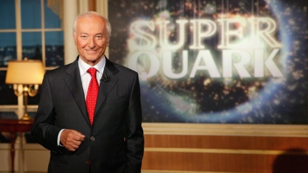 Piero Angela conduce Superquark.