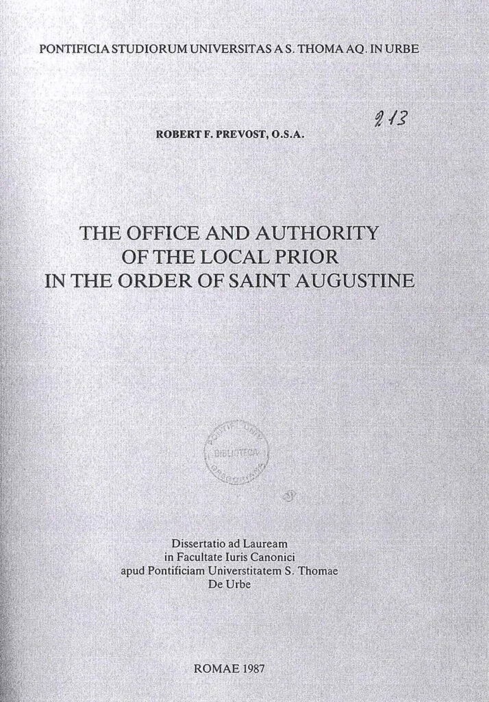 Come deve essere un vero leader: Prevost lo spiegò nella sua tesi di dottorato 3