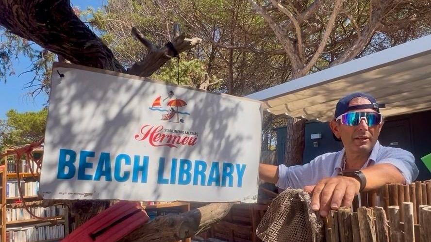 Il fascino di Beach Library, la biblioteca in riva al mare ad Alghero 3 Beach Library, la biblioteca in riva al mare ad Alghero.