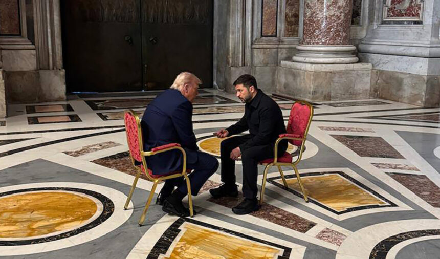 Al funerale del Papa, Trump e Zelensky parlano di pace: cosa accadrà ora in Ucraina? 2 Al funerale del Papa, Trump e Zelensky parlano di pace: cosa accadrà ora in Ucraina? 1