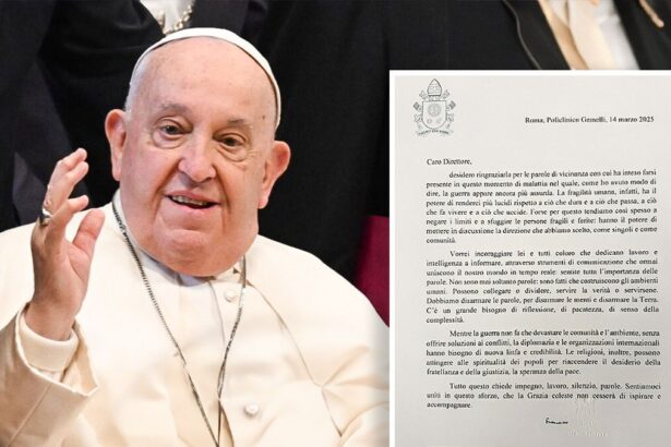 La lettera di Papa Francesco: "La malattia rende più lucidi, disarmiamo la Terra" 14