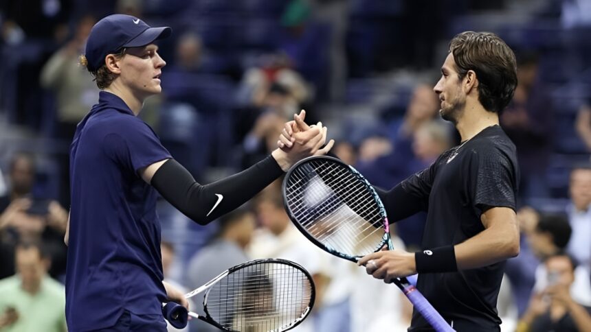 Storico derby azzurro agli Us Open: Sinner batte Musetti e vola in semifinale 1