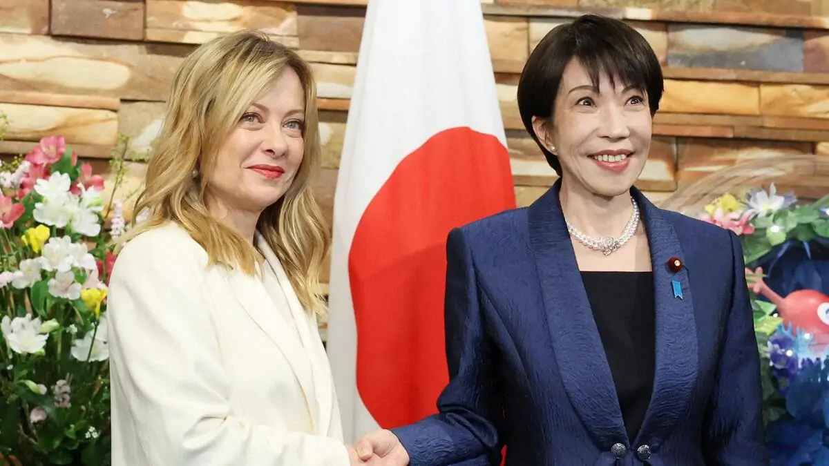 giorgia meloni in giappone