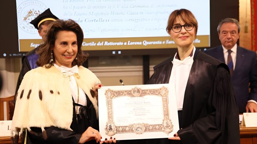 Laurea ad honorem a Paola Cortellesi: "L'emancipazione femminile riguarda tutti" 1