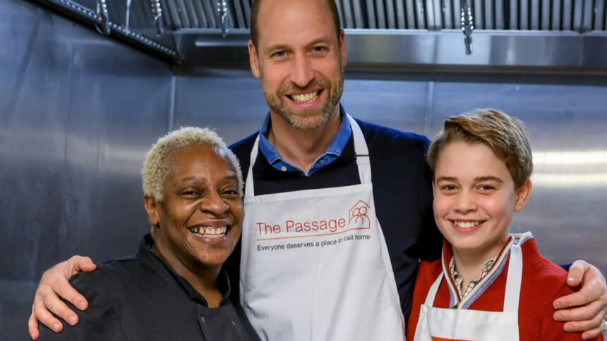 Il principe George sulle orme di Lady D: prepara il pranzo di Natale ai senzatetto 1