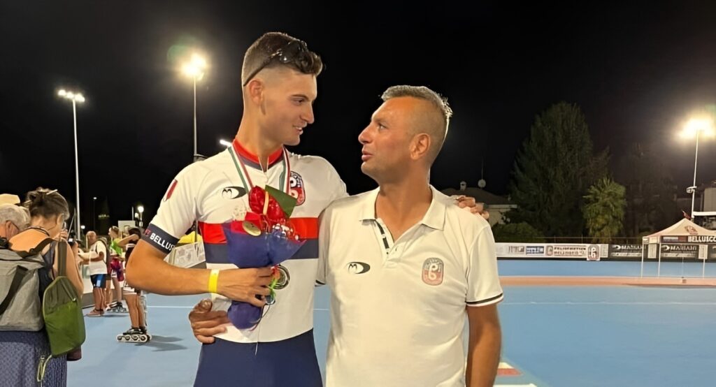 Riccardo Lorello e il papà 