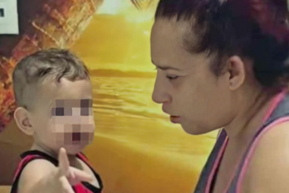 bimbo cuore bruciato