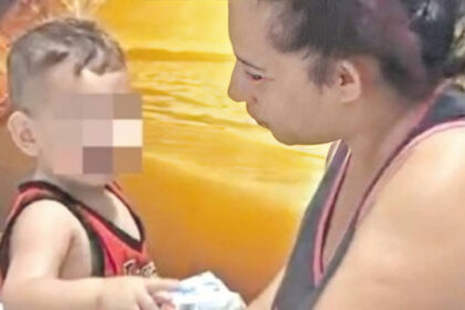 bimbo col cuore bruciato