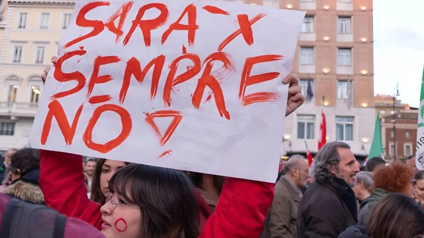 referendum sulla giustizia, ragazza vota no