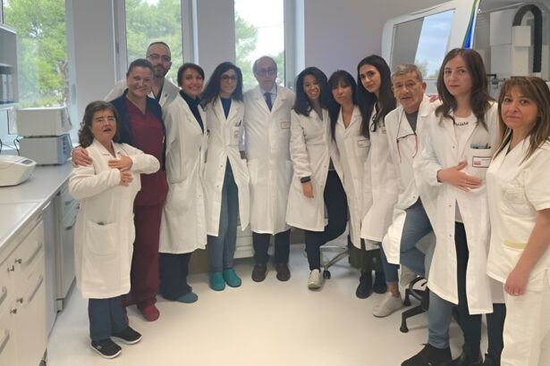 neonata salvata da cecità