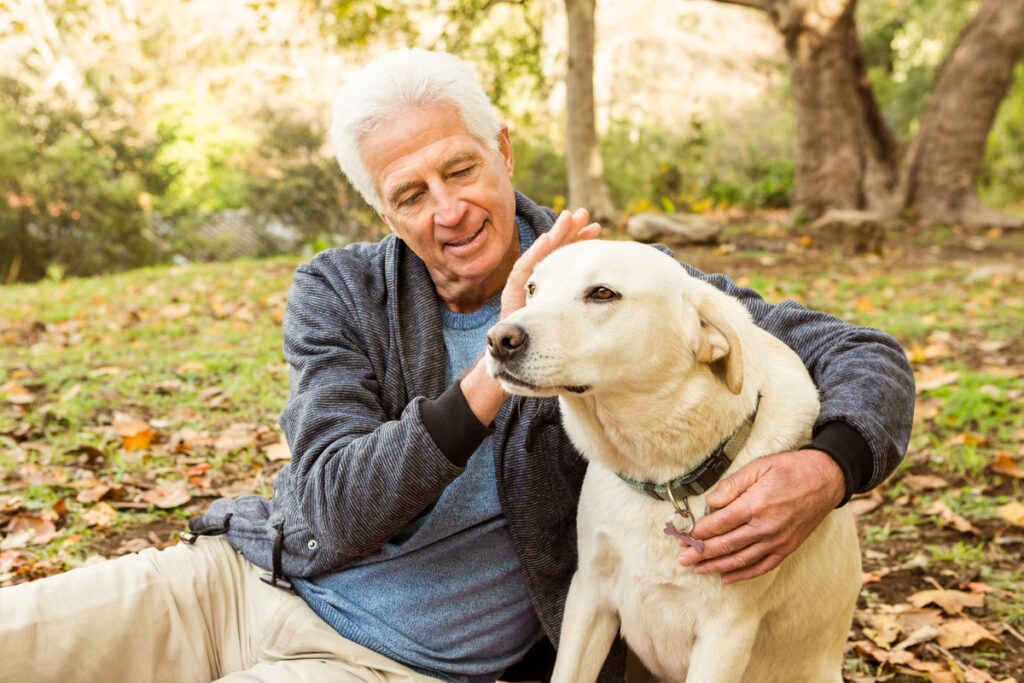 Anziano e cane