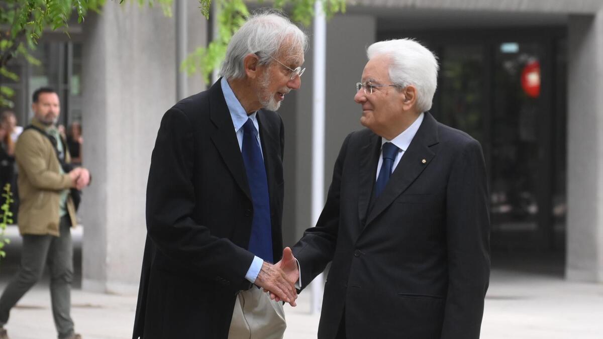 mattarella alla fondazione renzo piano