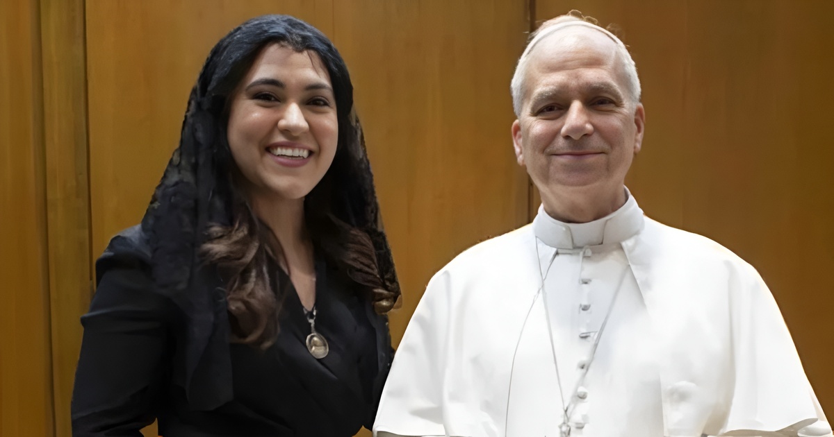 Maria Montserrat e papa leone