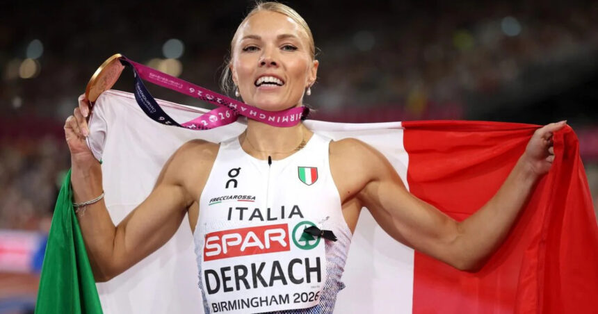Chi è Dariya Derkach, oro nel salto triplo: dall'infortunio al podio degli Europei 1 dariya derkach