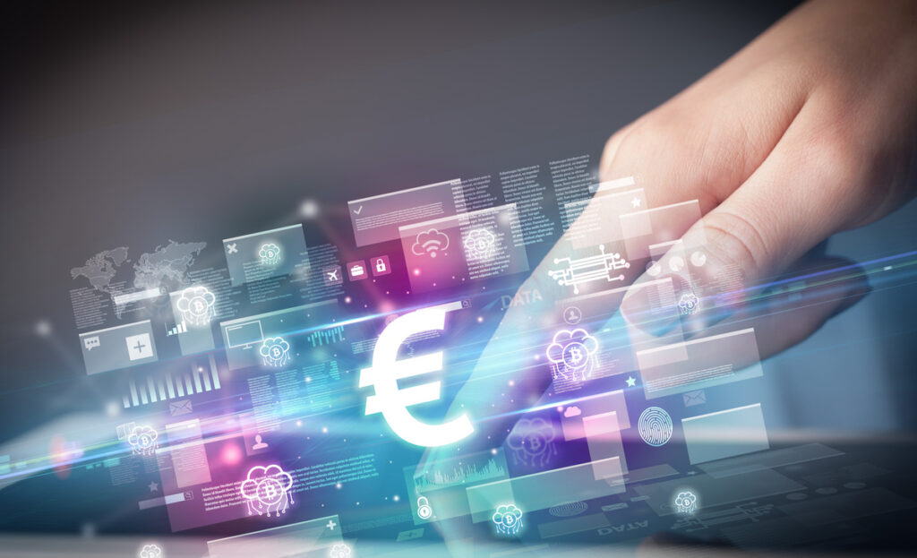 Euro digitale, la BCE avvia una nuova sperimentazione su scontrini elettronici e pagamenti AI 2 Euro digitale