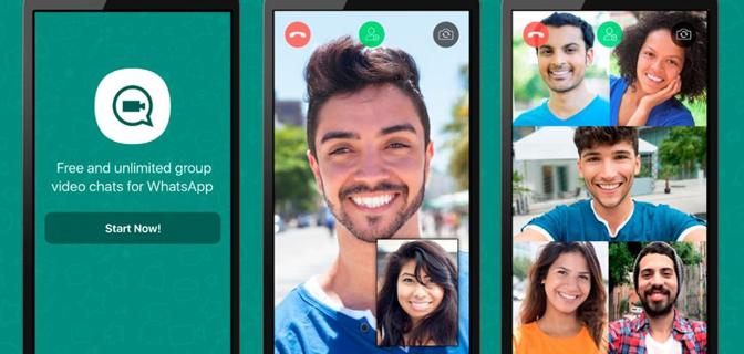video chiamate di gruppo su WhatsApp