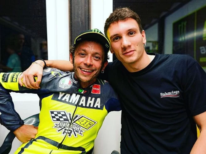 Manuel Bortuzzo e Valentino Rossi
