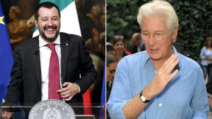 Richard Gere contro Salvini