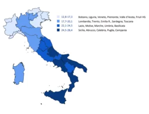 mappa dei batteri resistenti in Italia