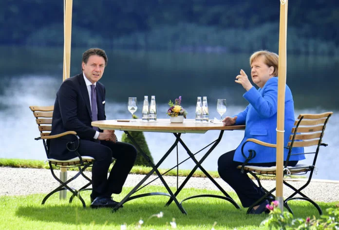 Conte Merkel Italia Germania 2020