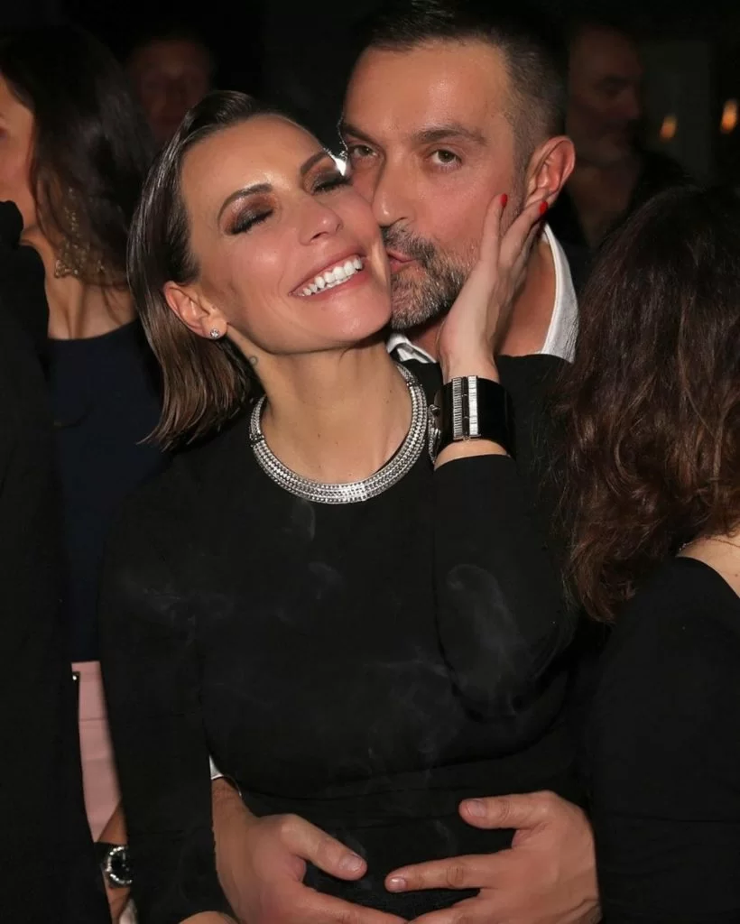 Karina Cascella e Max Colombo, suo attuale compagno