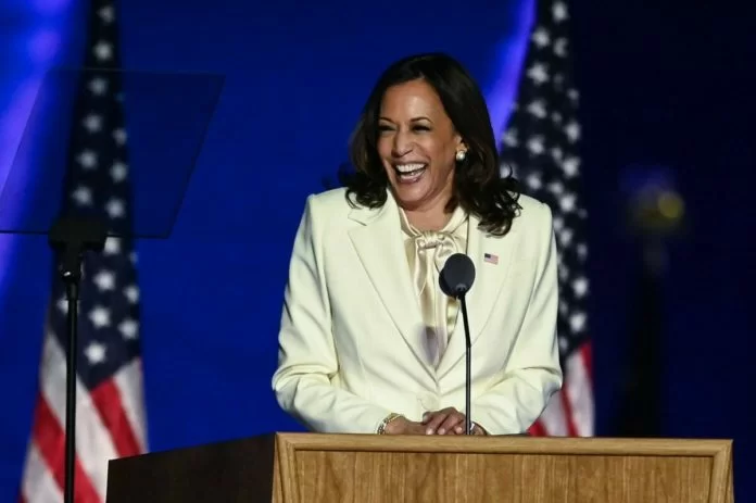 Kamala Harris dicsorso prima vice presidente donna