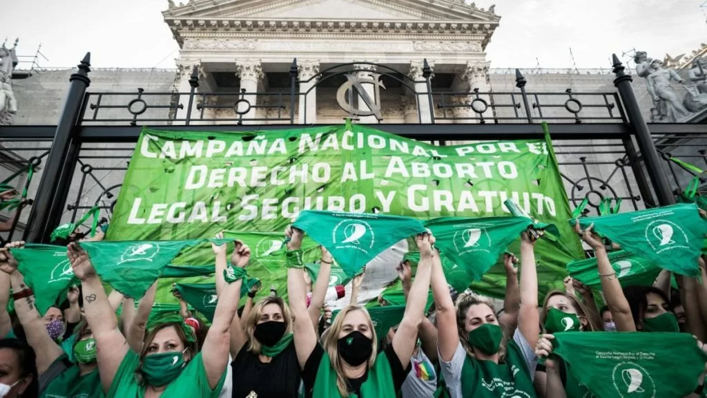 Aborto è legale in Argentina_attivista