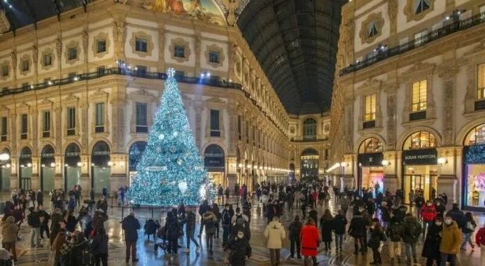 Italia zona rossa a Natale