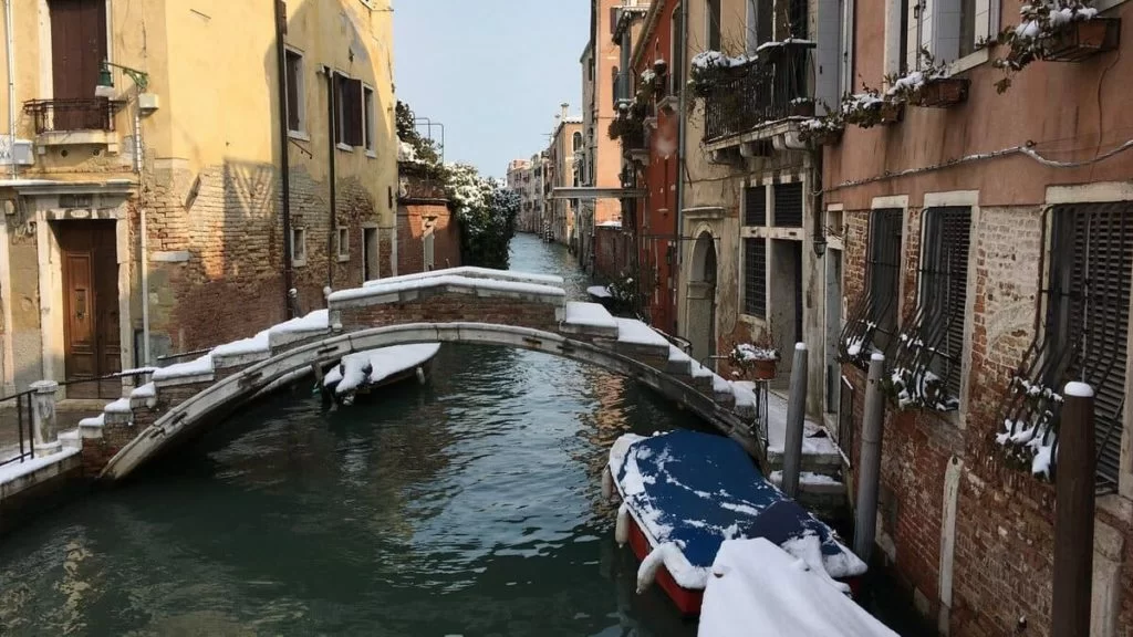 Ondata di Maltempo_Venezia innevata