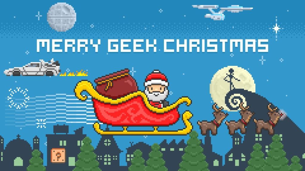 auguri di buon Natale nerd