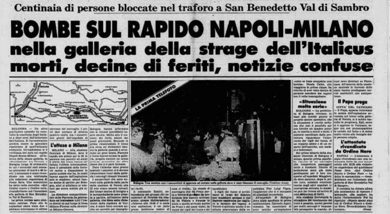 Corriere strage del Rapido 904.