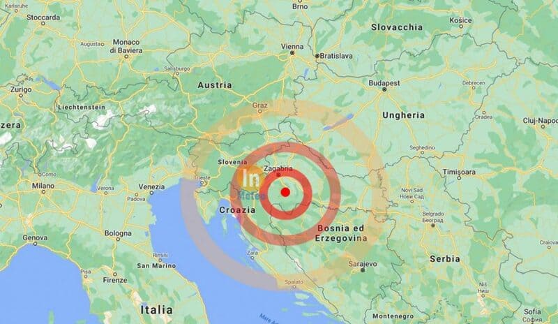 terremoto in Croazia