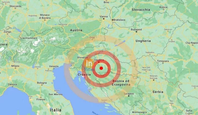 terremoto in Croazia