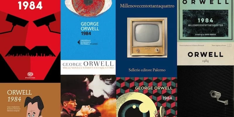 1984, George Orwell: nuove e vecchie copertine