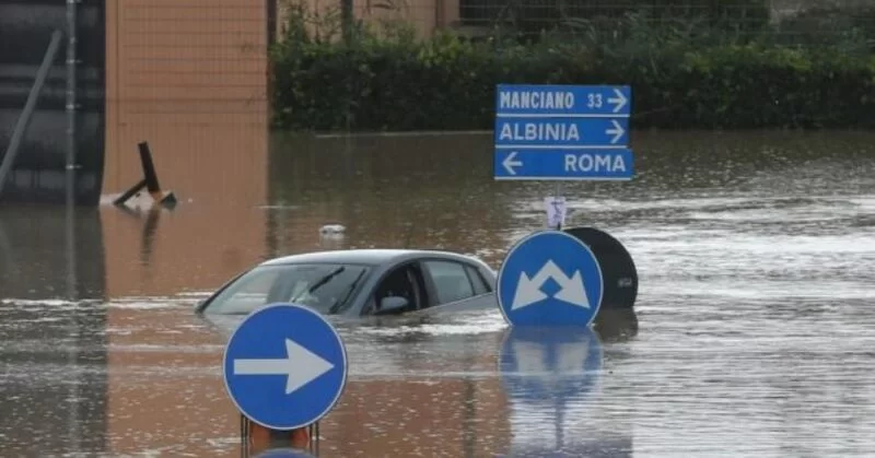 Maltempo situazione in Italia.