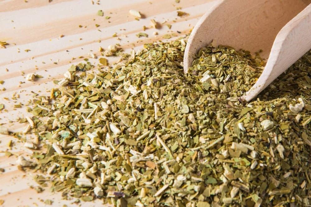 yerba mate essiccazione